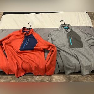 Lot of 2 Vineyard Vines performance pullovers. Large.